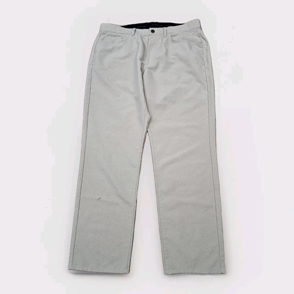 Bonobos Golf Pants Mens Beige Khaki Lightweight Athletic Fit 36x30